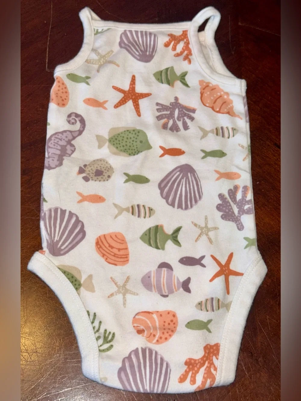 Little Planet Organic by Carter’s Ocean Print Bodysuit | 3 Months | EUC
